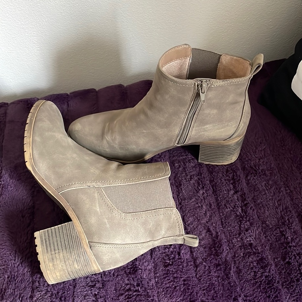 Gray Boots